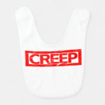 Creep Stamp Baby Bib