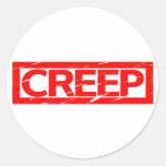 Creep Stamp Classic Round Sticker