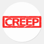 Creep Stamp Classic Round Sticker