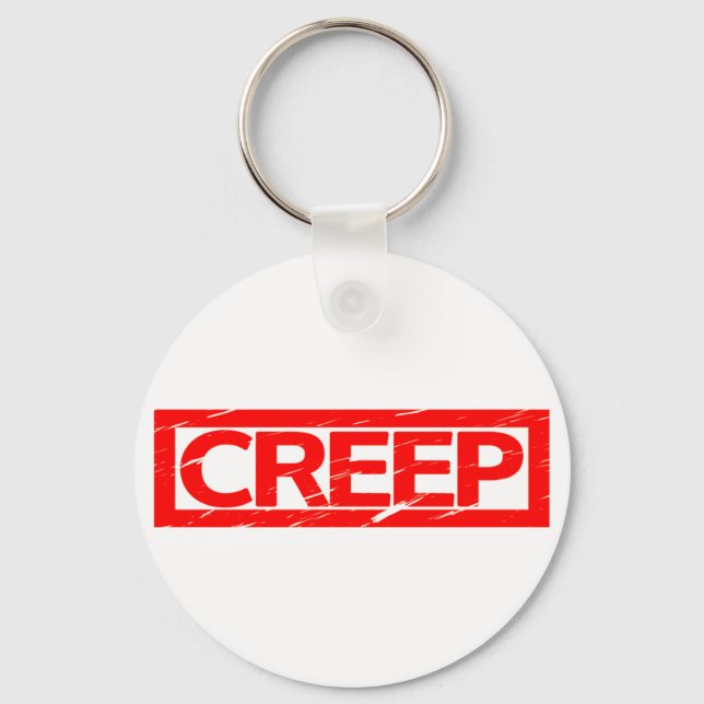 Creep Stamp Keychain (Front)