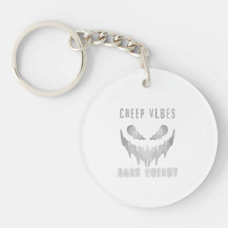 Creep Vibes Dark Energy _ Trendy Horror Streetwear Keychain