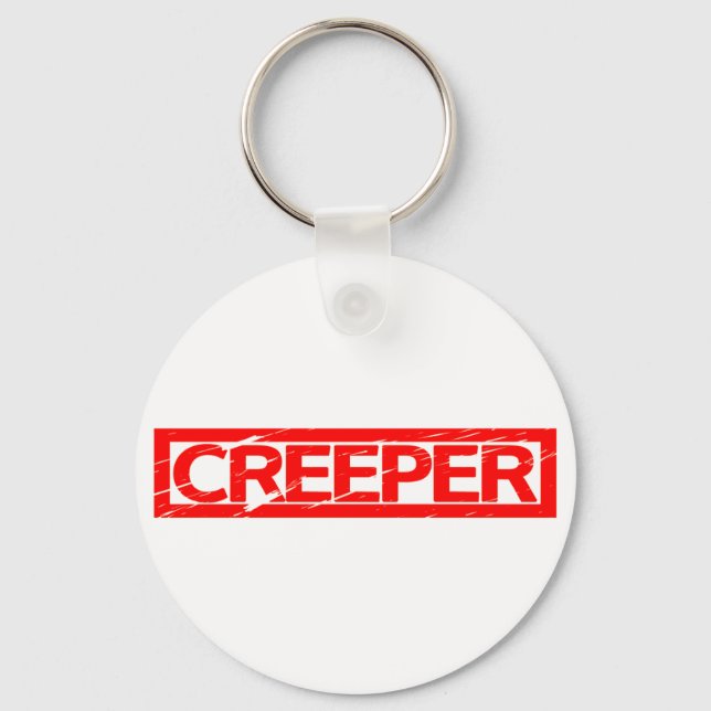 Creeper Stamp Keychain (Front)