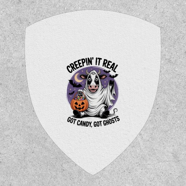 Creepin’ Cow Halloween Patch (Front)