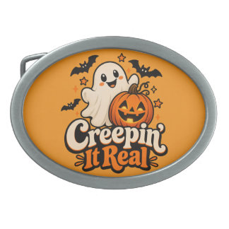 “Creepin’ It Real” Cute Halloween Belt Buckle