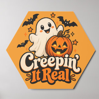 “Creepin’ It Real” Cute Halloween Foam Core Photo Tile