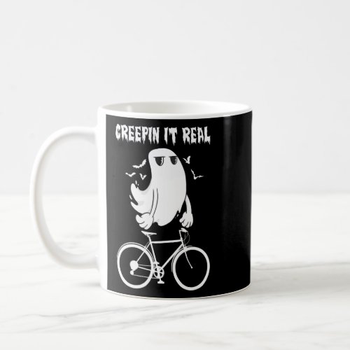 Creepin It Real Ghost Mountainbike  Coffee Mug