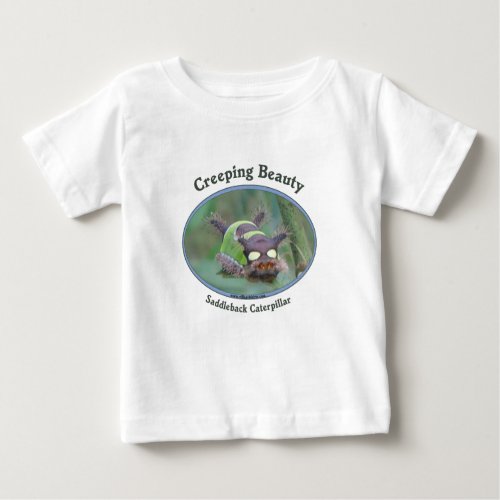 Creeping Beauty Caterpillar Baby T_Shirt