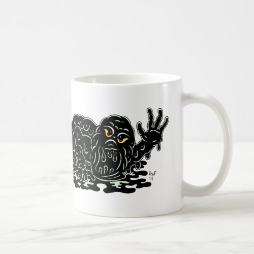 Creeping Slime Hulk Weird Horror Art Coffee Mug