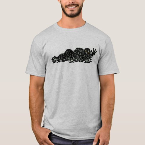 Creeping Slime Hulk Weird Horror Art T_Shirt