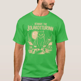 Creepmas Vintage Bewarehe Yule Cat Dark Christmas T-Shirt