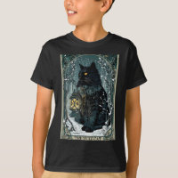 Creepmas Vintage The Yule Cat Tarot Card Dark Chri