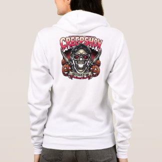Creepshow Halloween Zip-Up Hoodie – Spooky Skull &