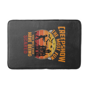 Creepshow Halloween Zombie Haunted House Sunset Ba Bath Mat