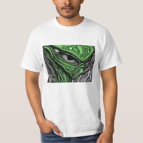Creepy Abstract Alien T_Shirt