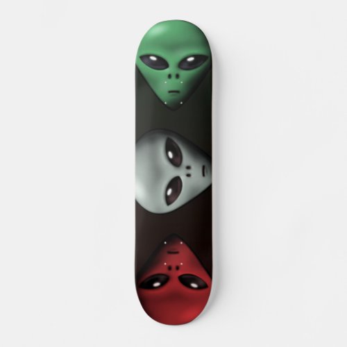 Creepy Alien Skateboard