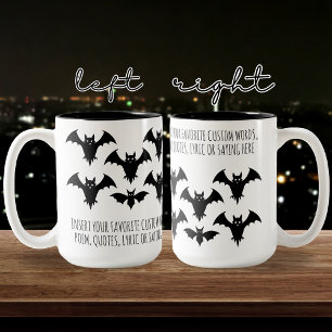 Creepy Bats Custom Seasonal Mug for Her & Coworker