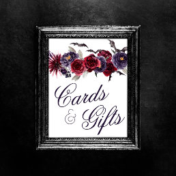 Creepy Beautiful | Gothic Floral Cards and Gifts Poster