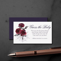 Creepy Beautiful | Gothic Floral Guess the Baby