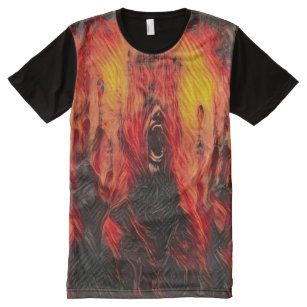Dark Creepy T Shirts T Shirt Design Printing Zazzle