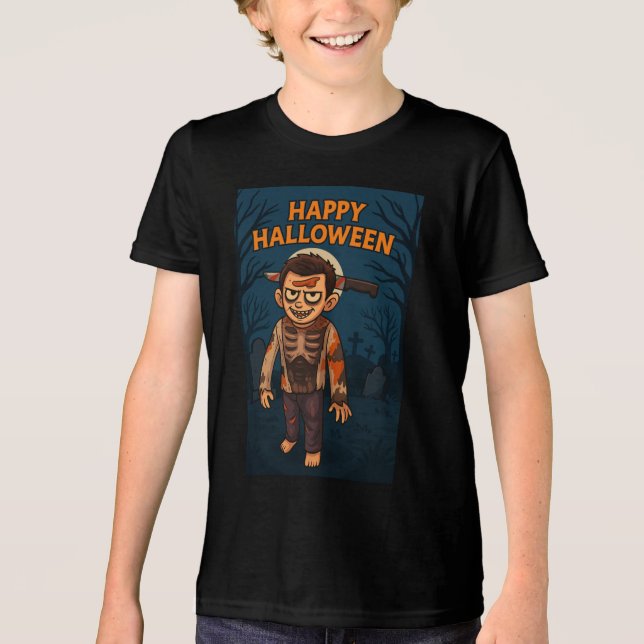 Creepy Cameron  Tri-Blend Shirt (Front)