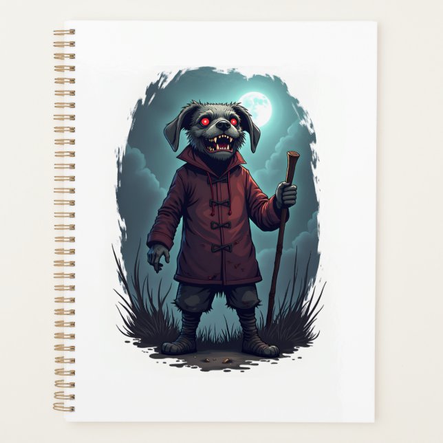 Creepy Cane Corso Planner (Front)