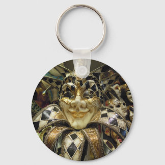 Creepy Carnival Mask Keychain
