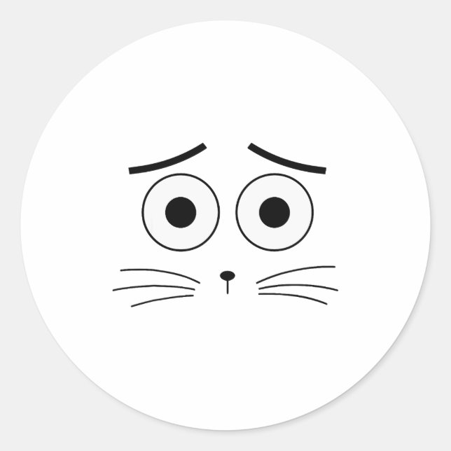 Creepy Carrots Halloween Costume Funny Boo Jee Boo Classic Round Sticker (Front)