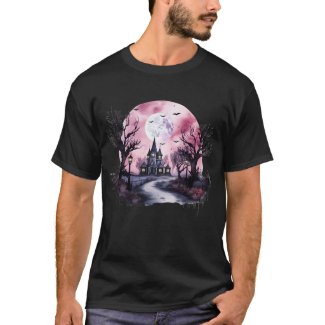 Creepy Castles: Haunted House Art & Accessories T-Shirt
