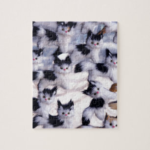 creepy cats jigsaw puzzle