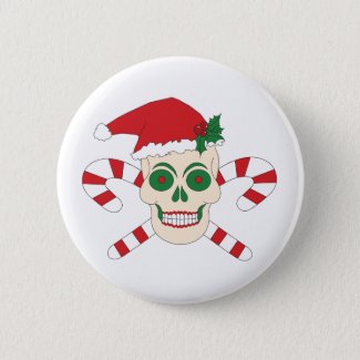 Creepy Christmas Button