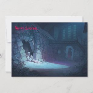 Creepy Christmas Holiday Card