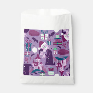 creepy christmas nosferatu santa vampire favor bag