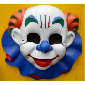 Creepy Circus Clown Statuette