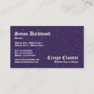 Creepy Cloister 02 - Color Tex Business Card