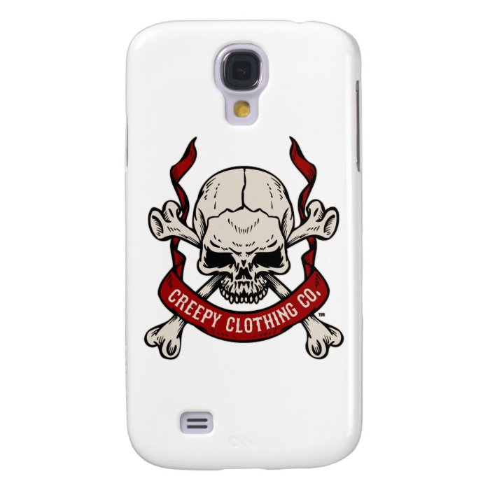 Creepy Clothing Skull Galaxy S4 Cover