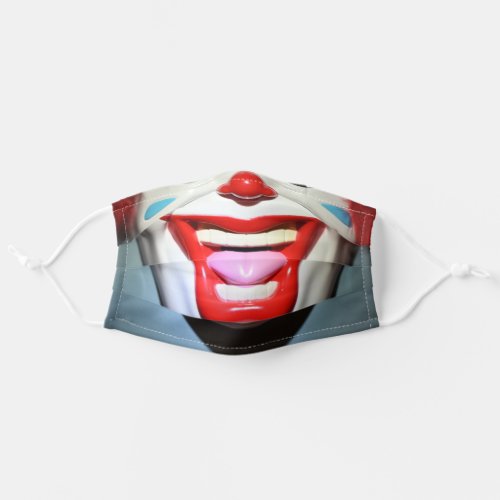 Creepy Clown Adult Cloth Face Mask