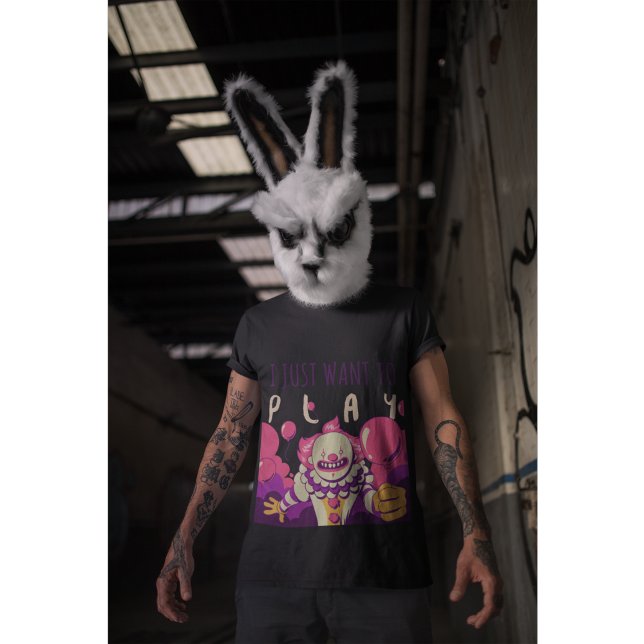  Creepy Clown Balloon  Halloween T-Shirt" T-Shirt (Creator Uploaded)