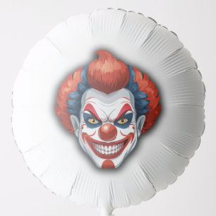 Creepy Clown Carnival Halloween Balloon