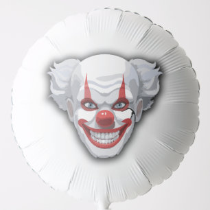 Creepy Clown Carnival Halloween Balloon