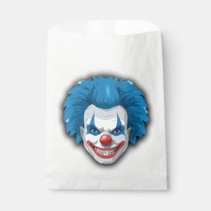 Creepy Clown Carnival Halloween Favor Bag