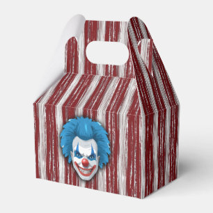 Creepy Clown Carnival Halloween Favor Boxes