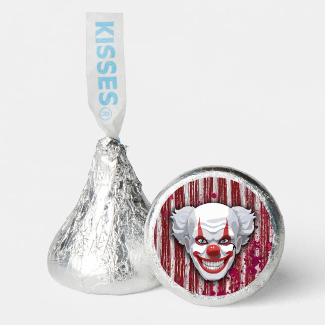 Creepy Clown Carnival Halloween Hershey®'s Kisses® (Front)
