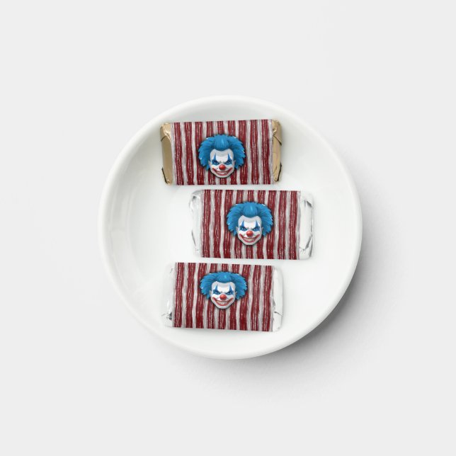 Creepy Clown Carnival Halloween Hershey's Miniatures (Plate)