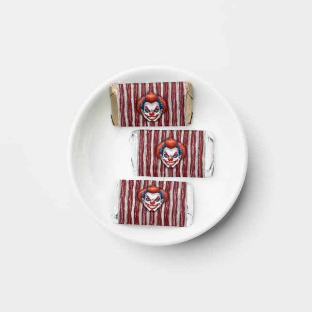 Creepy Clown Carnival Halloween Hershey's Miniatures (Plate)