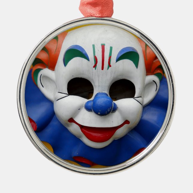 Creepy Clown Christmas Ornament (Front)