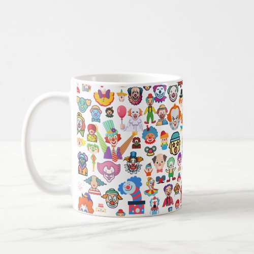 Creepy Clown Circus Fun Mug