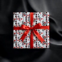 Creepy Clown Circus Horror Halloween  Wrapping Paper