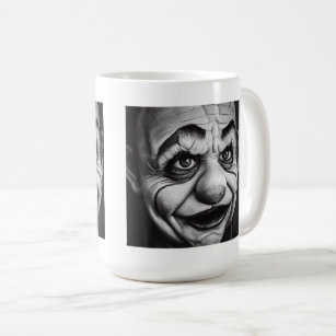 Creepy Clown Classic Mug, 15 oz  Coffee Mug