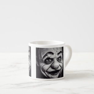 Creepy Clown Espresso Mug 