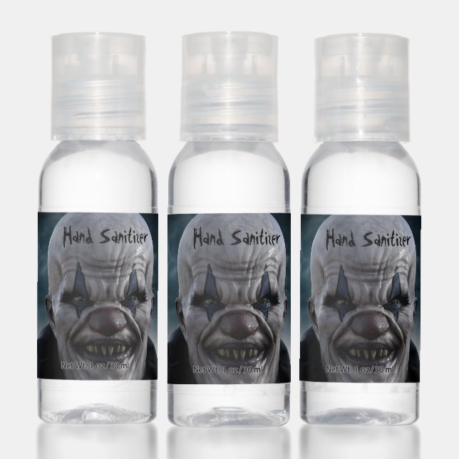 Creepy Clown Halloween Hand Sanitizer (Set)